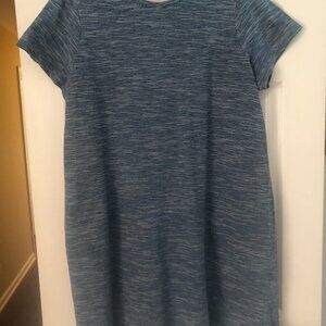 J. JILL INDIGO DRESS WITH POCKETS SIZE L